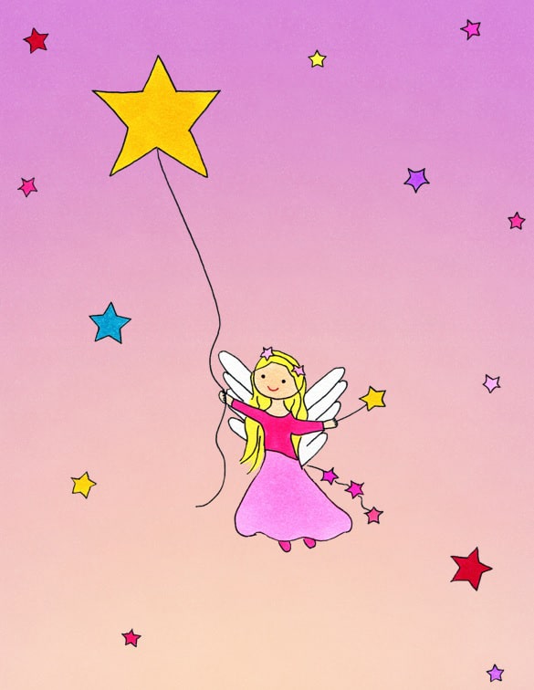 Angel, Stars and Magic eCard