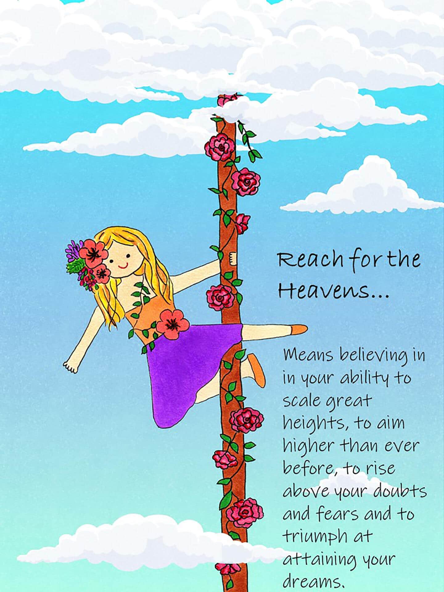 Reach for the Heavens Version 2 eCard